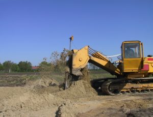 Tiefenfräse im Einsatz Tiefenfräse im Einsatz